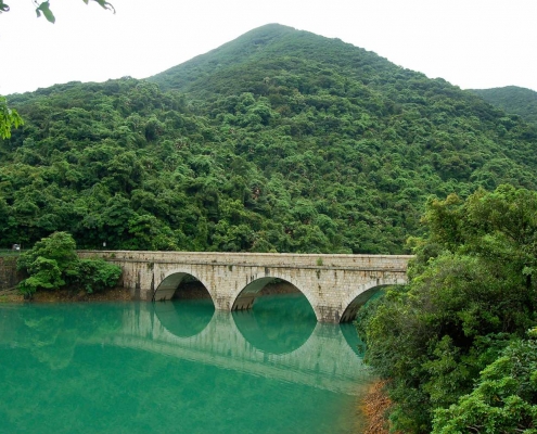 Tai Tam Reservoir in Hong Kong