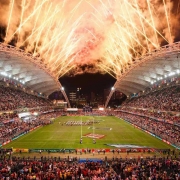 Fireworks at Hong Kong Sevens