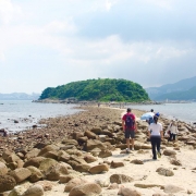 Tombolo on Kiu Tsui Chau