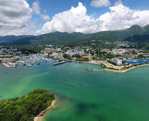 Sai Kung aerial view