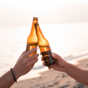 Beer on beach