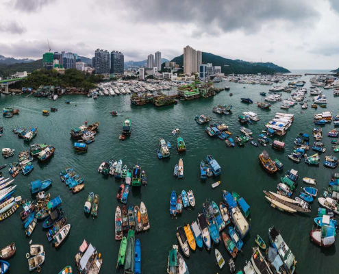 Typhoon shelter, Aberdeen, Hong Kong