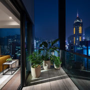 The Hari Suite Hong Kong - Balcony Night