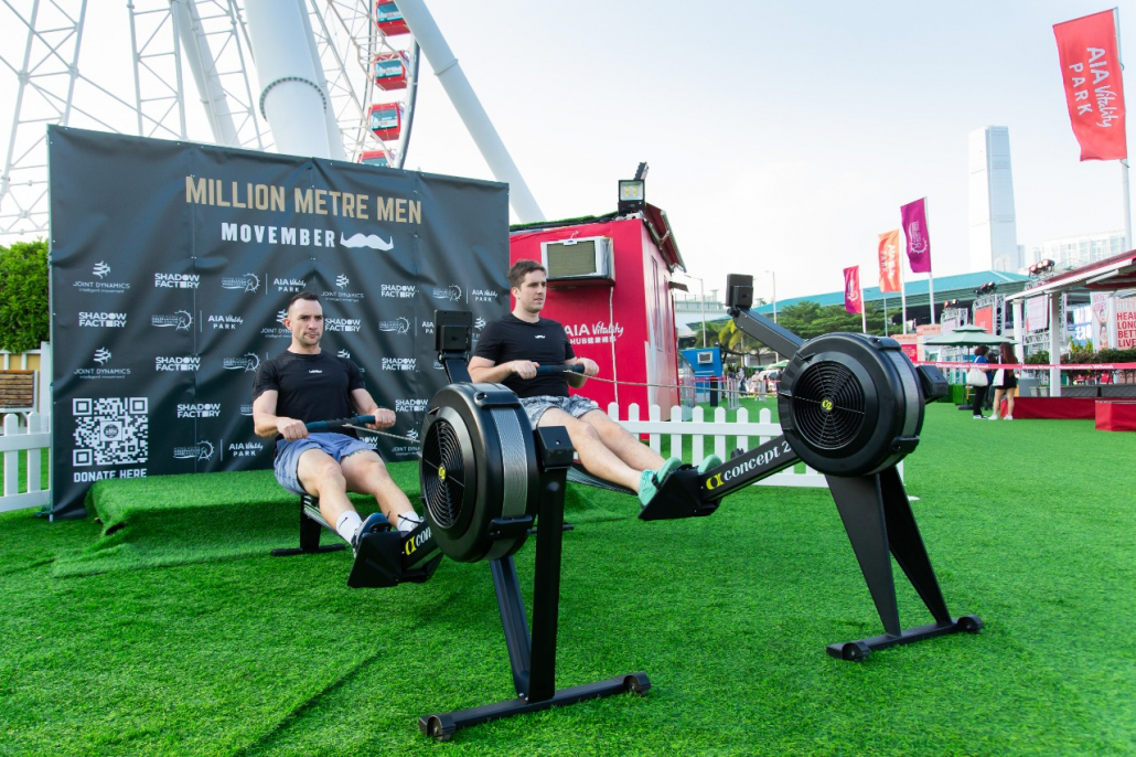 Million Metre Men Rowing Challenge for Movember