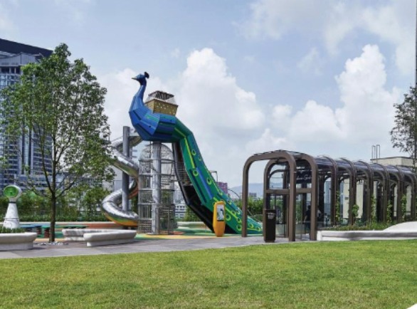 peacock playground