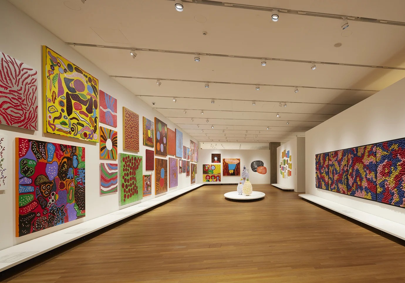 Installation view of Yayoi Kusama 1945 to Now 2022 Photo Lok Cheng M+, Hong Kong