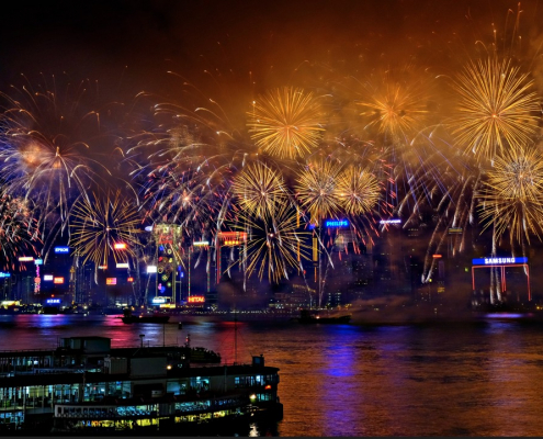 Mandarin Oriental National Day Fireworks