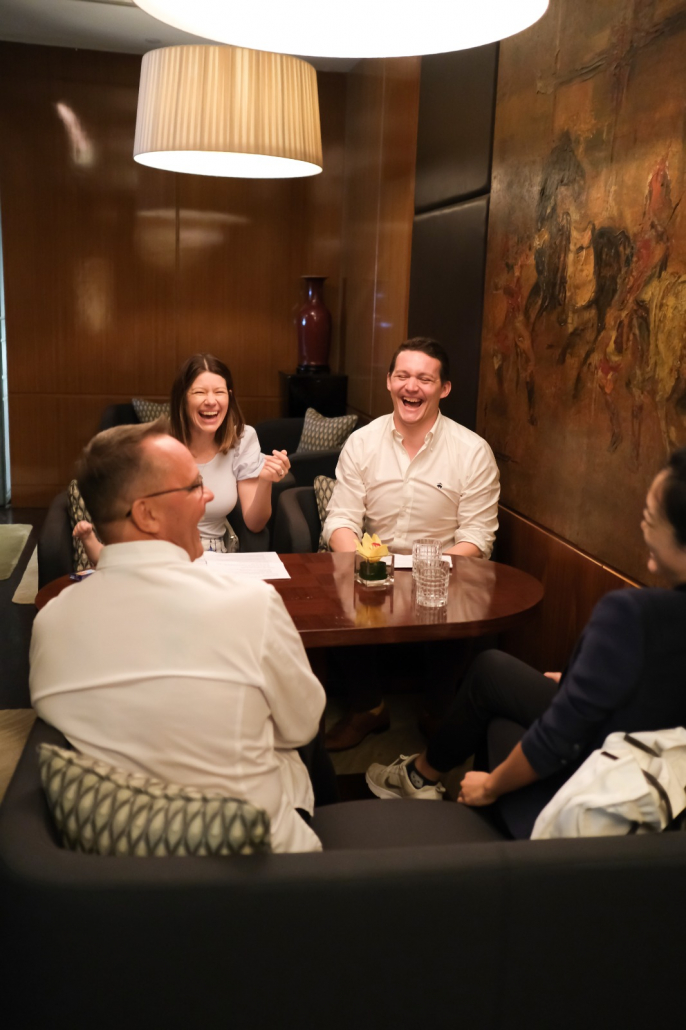 Gemma Shaw, Chef Chris Czerwinski, Chef Joanna Yuen and Chef Robin Zavou